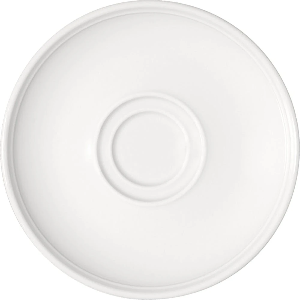 6 X Henkelbecher-Untertasse COMPACT, Uni Weiss, 2 6 X Henkelbecher-Untertasse COMPACT, Uni Weiss, – Bild 2