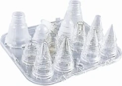 1 X SCHNEIDER Tüllenkassetten-Set Aus Polykarbonat, Transparent 8 Dekortüllen, 1 Berliner Tülle -Esmeyer Küchenaccessoires Günstiges Geschäft 1156f8a0 b668 4113 ae27 550f1f3154f8