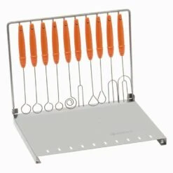 1 X SCHNEIDER Pralinentunkgabelset "Profi" 10-teilig 10-tlg. + Ständer / 10 Pcs. + Rack