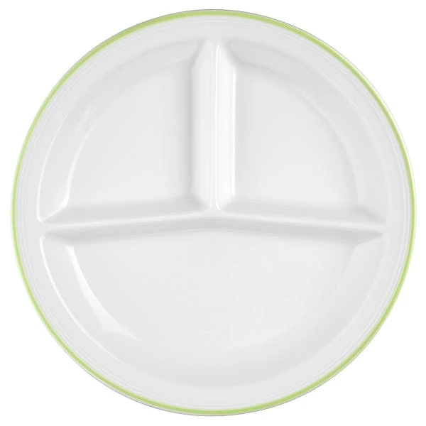 2 X Seltmann V219 IM_Platte Rund 3 Tlg. 25,5 Cm, Form: Vitalis, Dekor: 21101 Nova 5 2 X Seltmann V219 IM_Platte Rund 3 Tlg. 25,5 Cm, Form: Vitalis, Dekor: 21101 Nova – Bild 5