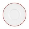6 X Seltmann Untertasse 1 15,5 Cm, Form: Vitalis, Dekor: 11484 Rote Linie