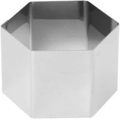 1 X SCHNEIDER Dessert-Ringe "Mini" Sechseck 70 Mm