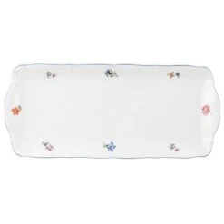 1 X Seltmann Kuchenplatte Eckig 35 Cm, Form: Sonate, Dekor: 34032 Nostalgie