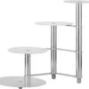1 X SCHNEIDER Etagen-Tortenständer, Alu 4 -teilig / -floors