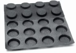 1 X SCHNEIDER Backform AIR - Hamburger 40 X 60 Cm, Ø 67 Mm, H 15