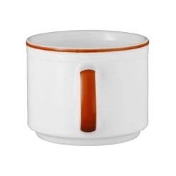 6 X Seltmann Obertasse 1 0,18 L, Form: Vitalis, Dekor: 34116 Rotes Band -Esmeyer Küchenaccessoires Günstiges Geschäft 5c451a20 6939 4c81 954b b7d0dcb4318c