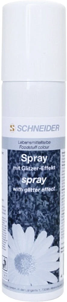 1 X SCHNEIDER Lebensmittel-Farbspray Silber 100 Ml