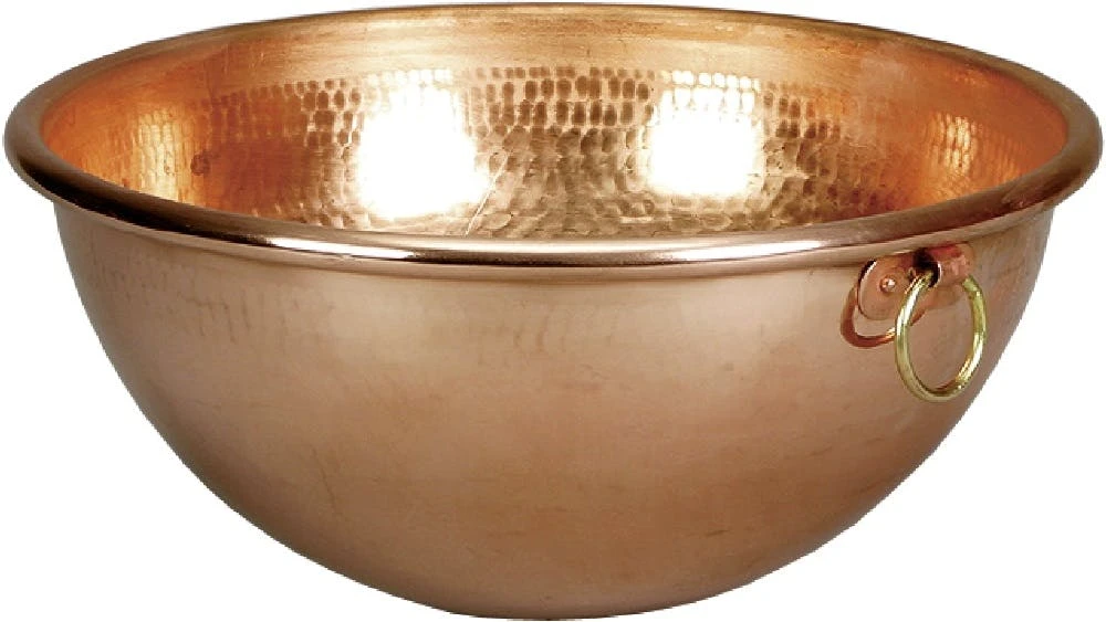 1 X SCHNEIDER Kupfer-Eiweißschüsseln Mit Aufhängeringen 300 Mm 2 1 X SCHNEIDER Kupfer-Eiweißschüsseln Mit Aufhängeringen 300 Mm – Bild 2