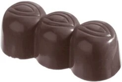 1 X SCHNEIDER Schokoladen-Form 3er Nusspraline-K 47x19x17