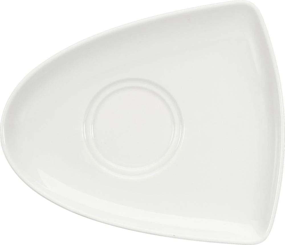 6 X Henkelbecher-Untertasse COMPACT, Uni Weiss, 4 6 X Henkelbecher-Untertasse COMPACT, Uni Weiss, – Bild 4