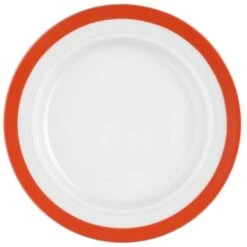 6 X Seltmann Teller Flach 25,5 Cm, Form: Vitalis, Dekor: 34193 Rotes Band -Esmeyer Küchenaccessoires Günstiges Geschäft cf6b8cf9 5cea 4bca b3e4 acdad0a20f57