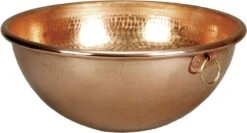 1 X SCHNEIDER Kupfer-Eiweißschüsseln Mit Aufhängeringen 300 Mm