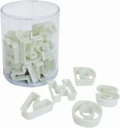 1 X SCHNEIDER Ausstechersatz Buchstaben 26-teilig 150 / 45x40 Mm