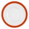 6 X Seltmann Untere Zur Suppentasse 17,5 Cm, Form: Vitalis, Dekor: 34116 Rotes Band