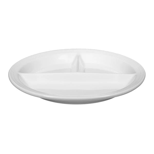 2 X Seltmann V219 IM_Platte Rund 3 Tlg. 25,5 Cm, Form: Vitalis, Dekor: 34281 Grün-grau 5 2 X Seltmann V219 IM_Platte Rund 3 Tlg. 25,5 Cm, Form: Vitalis, Dekor: 34281 Grün-grau – Bild 5